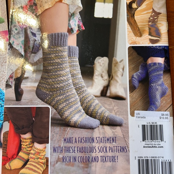 Crochet Socks Book - Vibrant Designs - Picture 4 of 5